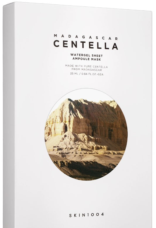 SKIN1004 - Madagascar Centella Watergel Sheet Ampoule Mask - Hidrogelio veido kaukė - 25ml, 1 vnt.