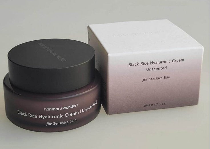 Haruharu WONDER Black Rice 10 Hyaluronic Cream Unscented – drėkinamasis veido kremas 50ml