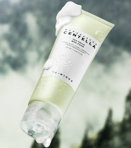 SKIN1004 - Madagascar Centella Tea-Trica BHA Foam -valomosios veido putos, 125ml
