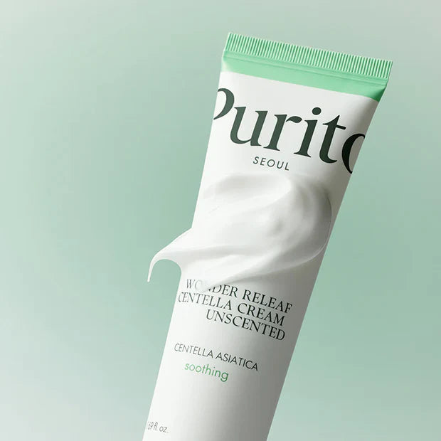 PURITO kremas su centele WONDER RELEAF CENTELLA CREAM UNSCENTED, bekvapis, 50 ml