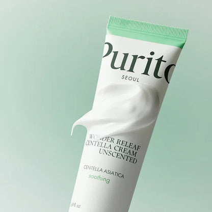 PURITO kremas su centele WONDER RELEAF CENTELLA CREAM UNSCENTED, bekvapis, 50 ml