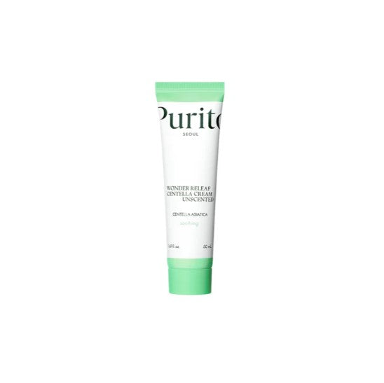 PURITO kremas su centele WONDER RELEAF CENTELLA CREAM UNSCENTED, bekvapis, 50 ml