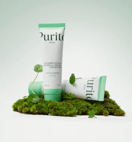 PURITO kremas su centele WONDER RELEAF CENTELLA CREAM UNSCENTED, bekvapis, 50 ml