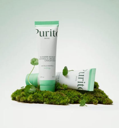 PURITO kremas su centele WONDER RELEAF CENTELLA CREAM UNSCENTED, bekvapis, 50 ml