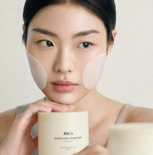 Abib Jericho rose collagen pad Firming touch - toniko padeliai su kolagenu, 250 ml 60 pad.