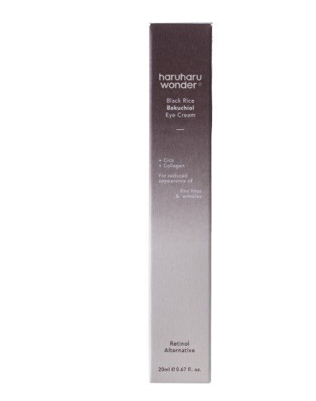 Haruharu Wonder Black Rice Bakuchiol Eye Cream - juodųjų ryžių ir bakučiolo paakių kremas 20ml