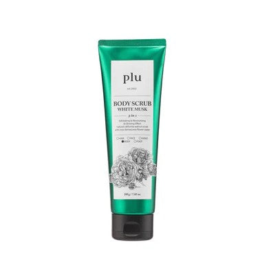 Plu - Body Scrub White Musk baltojo muskuso kvapo kūno šveitiklis, 200g