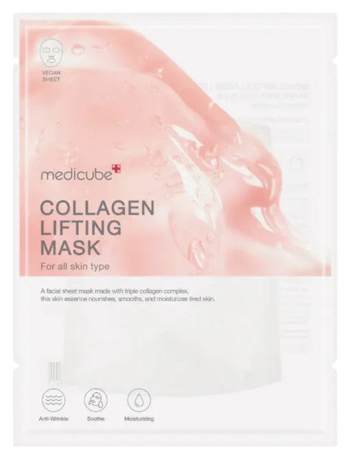 MEDICUBE Collagen Lifting Mask lakštinė veido kaukė 27 g, 1 vnt.