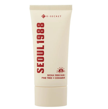 K-SECRET - SEOUL 1988 Sun : Pine Tree + Ceramide 50+ PA++++ - Drėkinamasis Veido Kremas su Filtru - 50ml
