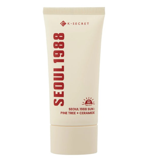 K-SECRET - SEOUL 1988 Sun : Pine Tree + Ceramide 50+ PA++++ - Drėkinamasis Veido Kremas su Filtru - 50ml