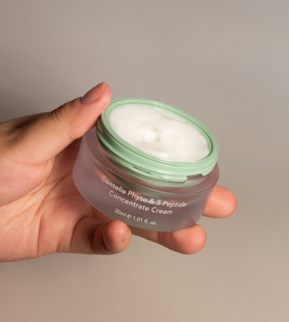 Haruharu Wonder Centella Phyto & 5 Peptide Concentrate Cream - veido kremas, 30ml