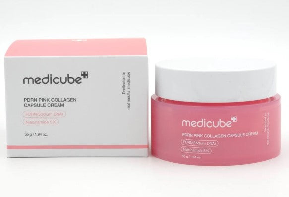 MEDICUBE PDRN Pink Collagen Capsule Cream veido kremas 55g