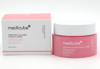 MEDICUBE PDRN Pink Collagen Capsule Cream veido kremas 55g
